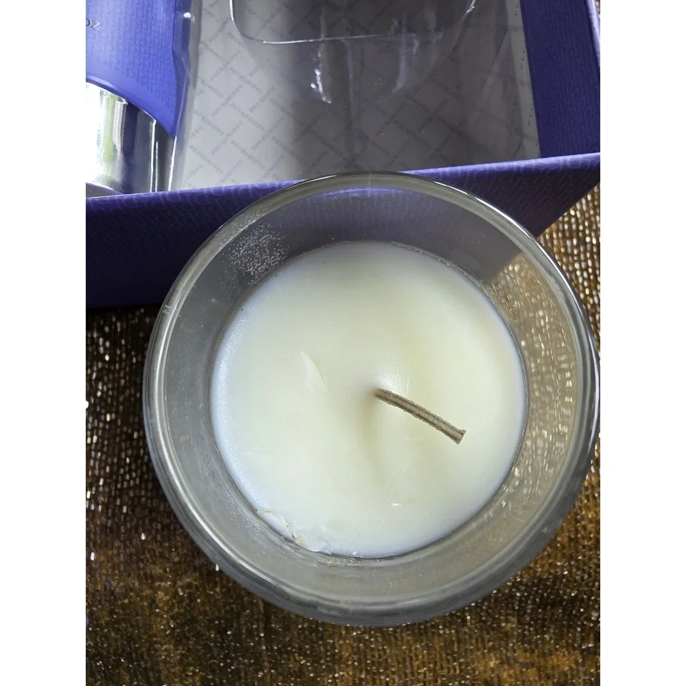 Pecksniff's England Lavender &‎ White Tea Luxury Bath Shower Gel Candle
